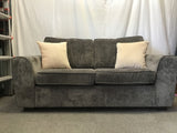 Modern Minhas Furn. "Delano" Grey 2-Cushion Loveseat