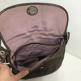 Vintage Coach Legacy Flap F15170 Brown Pebbled Leather Shoulder Crossbody Bag