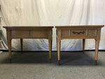 Pair of Vintage MCM Martinsville Black Walnut Veneer Night Stands