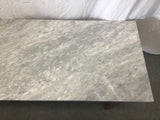 Vintage Craftsman Mahogany 1-Drawer Marble-Top Coffee Table
