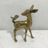 Set of 3 Vintage MCM Solid Brass Deer