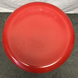 Modern Red Metal Adjustable-Height Stool