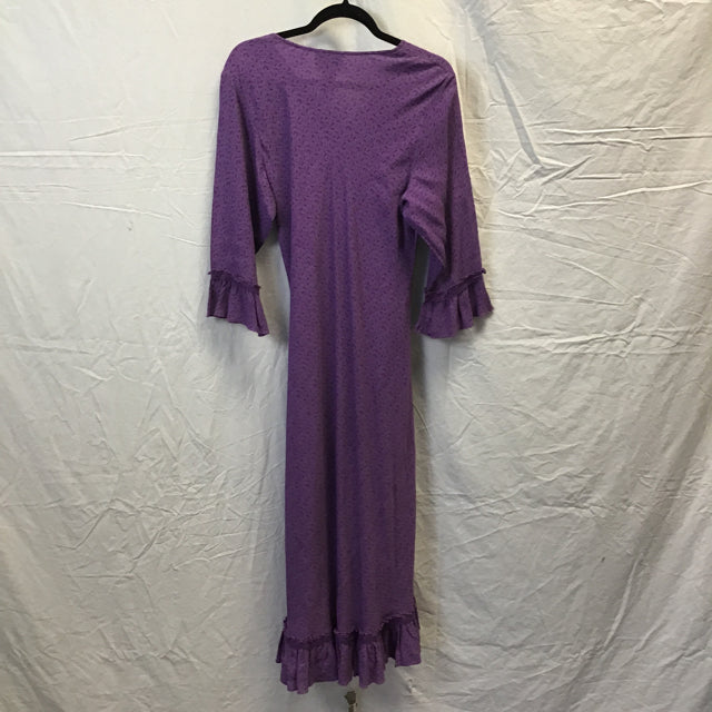 Vintage April Cornell Purple Floral Maxi Dress – Mimi's Attic Ithaca