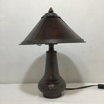 Modern Mission Brown Ceramic Table Lamp