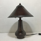 Modern Mission Brown Ceramic Table Lamp