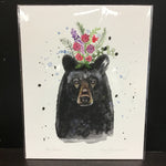 Cruz Illustrations "Black Bear" 8x10 Signed Art Print