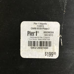 Modern Pier 1 Floral Off-White & Mirrored Mosaic Wall Hanging