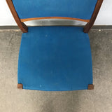 Set of 4 Vintage Danish Modern Svegards Solid Teak Dining Chairs