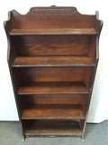 Vintage Solid Oak 5-Tier Shelf