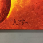 2004 Signed Original "Fire's Comet" by M. Oros