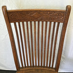 Pair of Vintage Mission Solid Oak Spindleback Dining Chairs