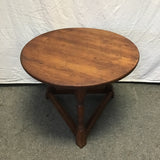 Vintage Round Solid Cedar Coffee Table