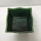 Vintage MC Mount Clemens Pottery Green Ceramic Planter