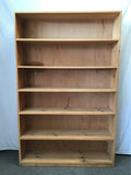 Modern Unfinished Solid Pine 6-Tier Shelf
