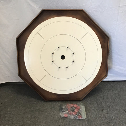Vintage Crokinole Game Set