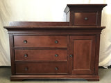 Pottery Barn Kids Espresso Larkin Sleigh Changing Table Dresser