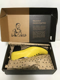 New in Box! Julia Bo Custom Yellow Leather "Vienna" Oxford 2" Pump Heels