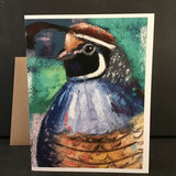 Cruz Illustrations "Quail" Greeting Card
