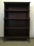 Vintage 5-Tier Mahogany Veneer Shelf