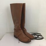 Nine West Brown Leather "Blogger" Riding Boot