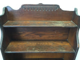 Vintage Solid Oak 5-Tier Shelf