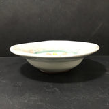 Retired Mackenzie-Childs "Rose Cottage" Ceramic Cereal Bowl