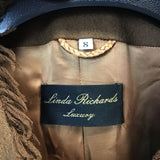 Linda Richards Luxury Brown Wool Long Coat