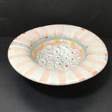 Retired Mackenzie-Childs "Rose Cottage" Ceramic Bowl