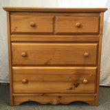 Baby's Dream Solid Pine 3-Drawer Flip-Over Dresser