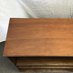 Vintage Sligh Walnut Veneer 4-Tier Shelf