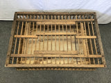 Vintage W.J. Carpenter Wood Rectangular Chicken Crate