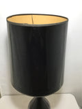 Modern Glossy Black Table Lamp