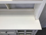 Modern Pier 1 "Ronan" White Buffet & Hutch