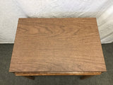 Vintage MCM Basic-Witz Walnut Veneer & Laminate Top 1-Drawer Night Stand