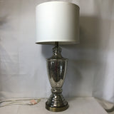 Modern Mid-Century Modern Faux-Mercury-Glass Table Lamp