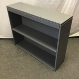 Vintage Grey Painted Wooden 3-Tier Shelf