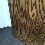 Vintage Medium-Stained Oak Veneer Wardrobe