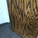 Vintage Medium-Stained Oak Veneer Wardrobe