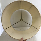 Vintage Stiffel 17" Off-White Cylinder Lamp Shade