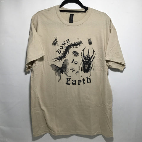 Quickdraw Studio "Down to Earth" Extra Large Screen Printed T-Shirt