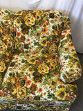 Vintage Kroehler Floral Upholstered 2-Cushion Loveseat