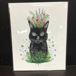 Cruz Illustrations "Black Cat" 8x10 Signed Art Print