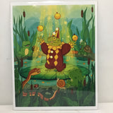 Rachel Feirman "Cirque de Frog" 11x14 Digital Art Print