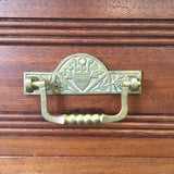 Antique Eastlake Solid Mahogany 5-Drawer Dresser