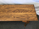 Vintage Solid Oak Sofa Table