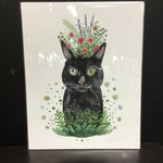 Cruz Illustrations "Black Cat" 11x14 Signed Art Print