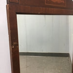 Vintage Dark-Stained Mahogany Mirror