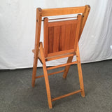 Vintage Craftsman Solid Maple & Pine Folding Chair
