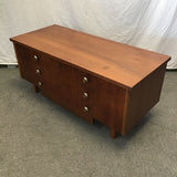 Vintage MCM Lane Cherry Veneer 1-Drawer Cedar Chest