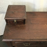 Vintage Mahogany Veneer 6-Drawer Dresser